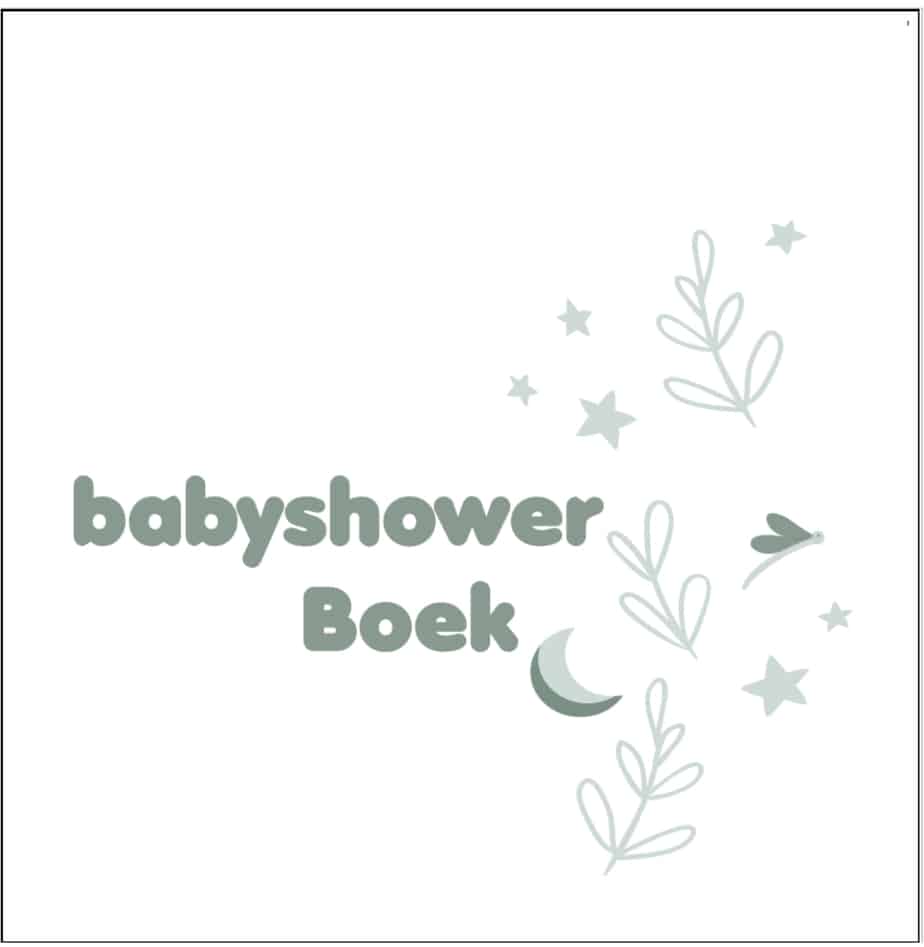 Jep 190827 Babyshower Boek 190827 Wit/Print
