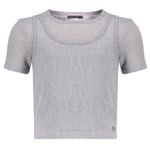 Afbeelding in Gallery-weergave laden, Frankie &amp; Liberty Maevy T-Shirt FL24120 Silver Grey
