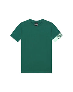Malelions MJ1-SS24-25 Junior Captain T-Shirt MJ1-SS24-25 150 Dark Green/Mint