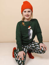 Afbeelding in Gallery-weergave laden, SNURK Pinguin Kerst Trui spengx groen

