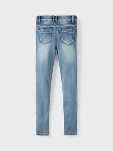 Name it Polly Skinny Jeans 13204332 Medium Blue Denim