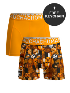 Muchachomalo 2 Pack WCLEO1010-01J Print/Orange